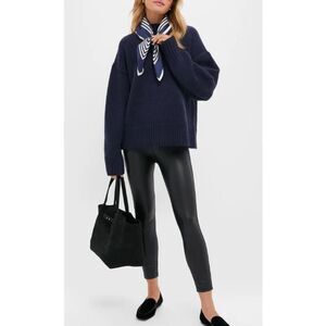 NWOT Tuckernuck Black Leather Leggings Sz. S